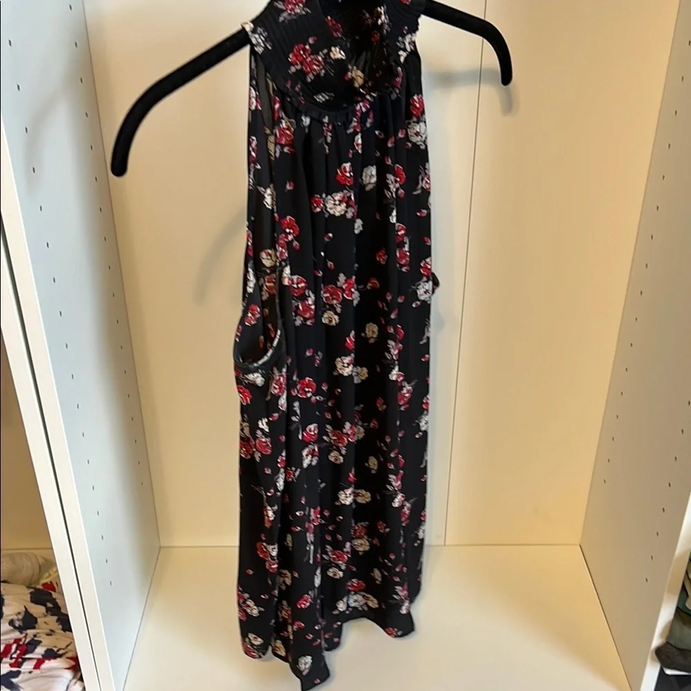 loft red floral dress Loft red floral dress xsp
